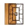 Wallity Wooden Clock 37-A en nogal y marrón